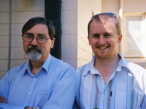 Dad and Tim, 2004