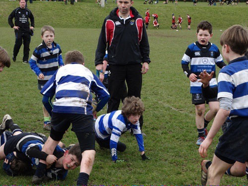 Finn and the Under 11s rugby, 2016