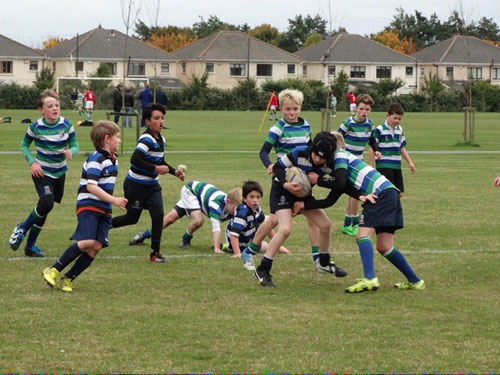 Finn and the Under 11s rugby, 2016